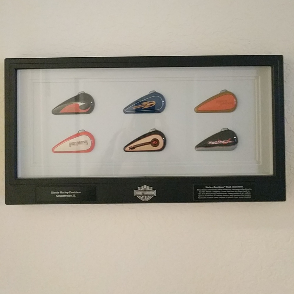 Harley-Davidson Mini Gas Tank Shadow Box